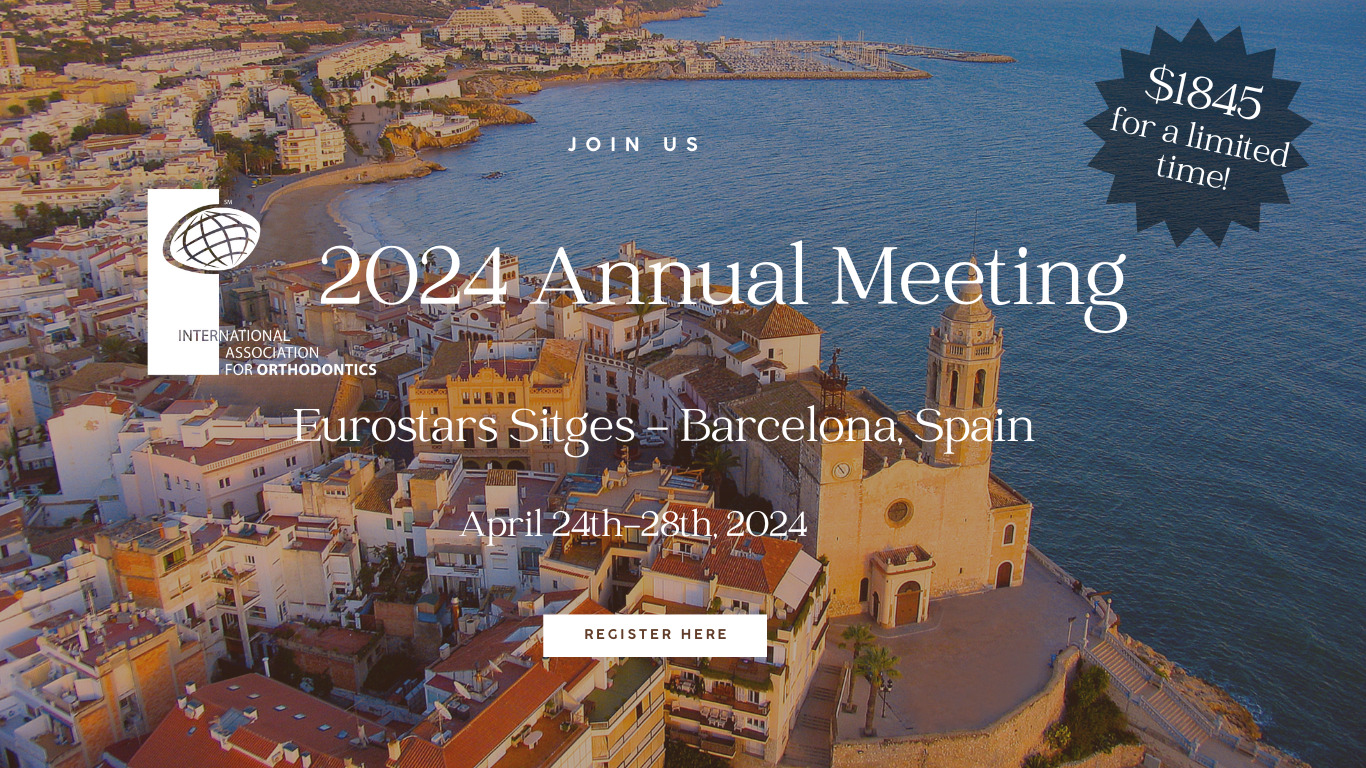 2024 IAO Annual Meeting Spain Barcelona International Orthodontic
